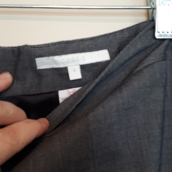 Cassis grey spring pensil skirt 6 - Picture 2 of 4